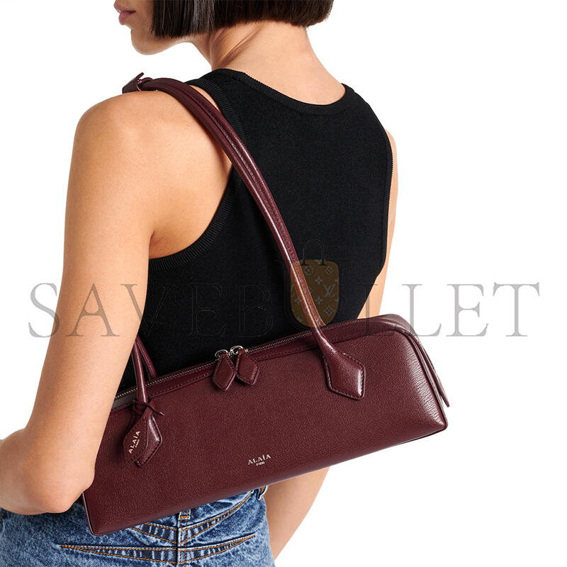 ALAÏA LE TECKEL MEDIUM LEATHER SHOULDER BAG (33*11*10cm) 